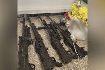 לוחמים תפסו רחפן שהבריח ארבע מכונות יריה לישראל , דובר צה"ל