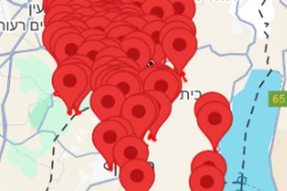 מפת האזעקות , ללא