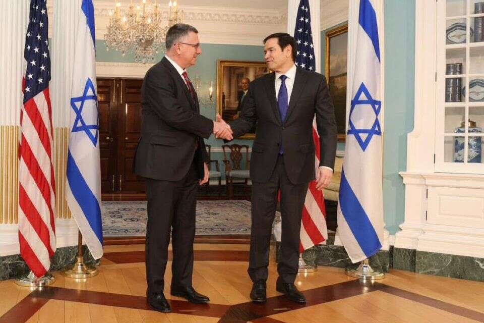 שר החוץ גדעון סער נפגש מזכיר המדינה האמריקני מרקו רוביו
, קרדיט צילום: שמוליק עלמני