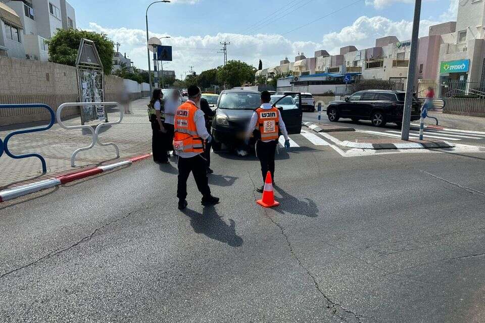 זירת התאונה באשדוד , תיעוד מבצעי מד"א