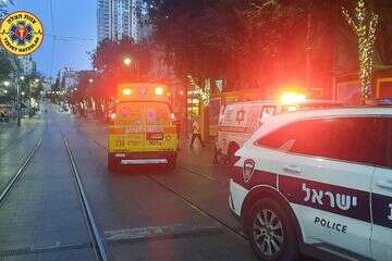 הזירה ברחוב יפו בירושלים , דוברות צוות הצלה