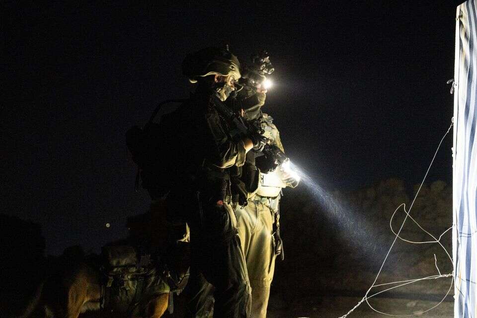 פעילות לילית מעבר לגבול: צה