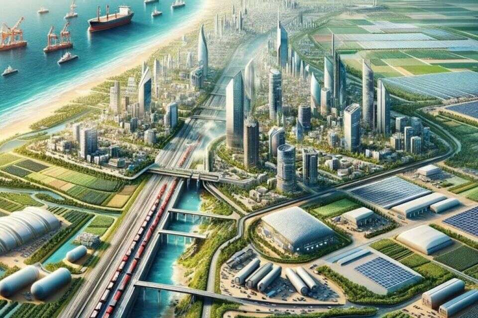 הדמיית AI של רצועת עזה לפי תוכנית טראמפ , ללא