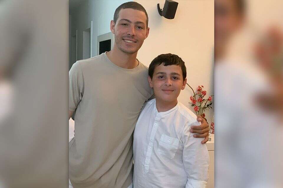 תמונת ילדות של אלון ואיתי חן , צילום פרטי