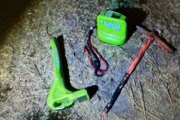 הנזק בתל חצור , דוברות המשטרה