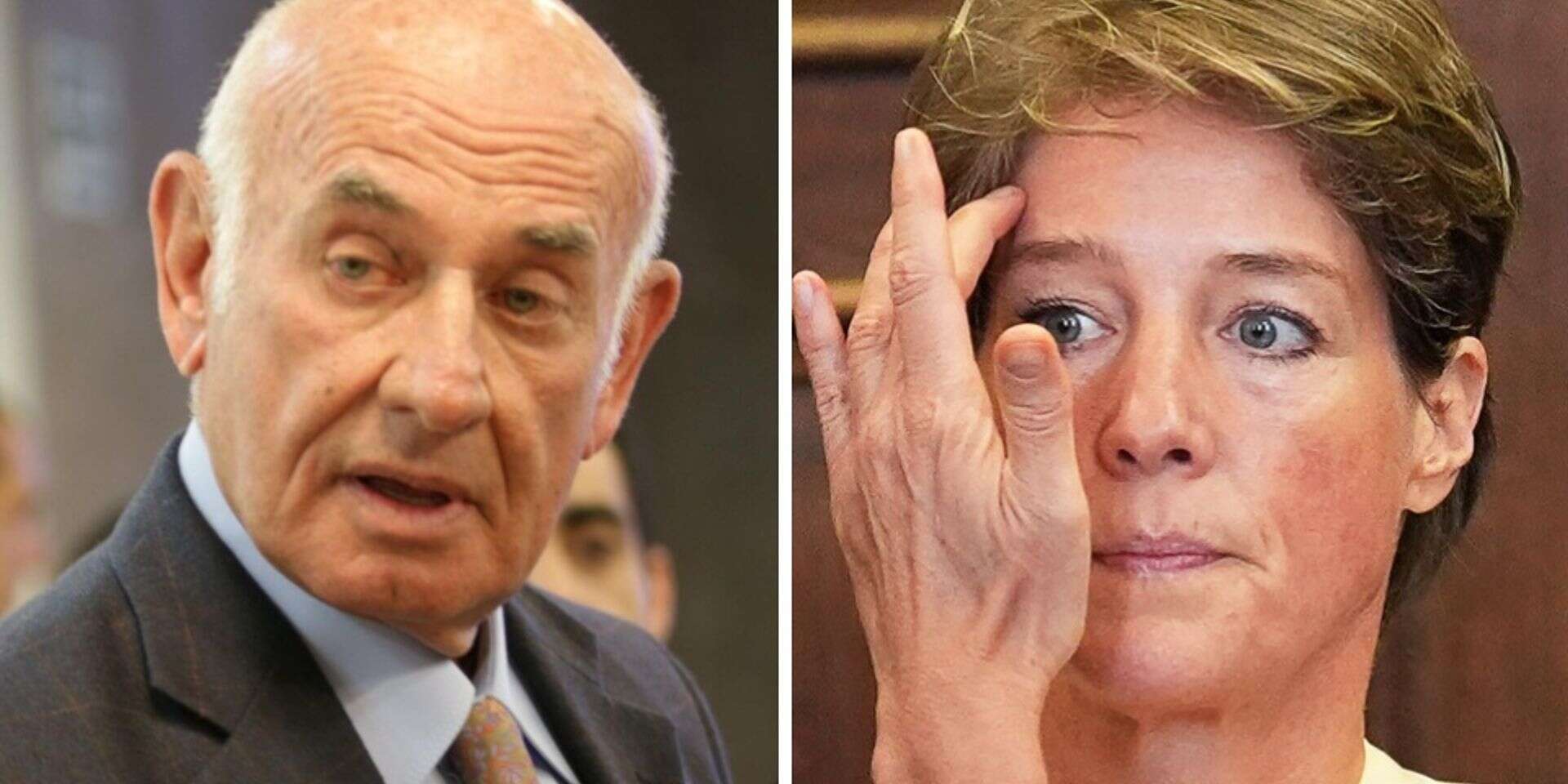כריסטינה בלוק, יעקב פרי (ארכיון , AFP, אלכס קולומויסקי