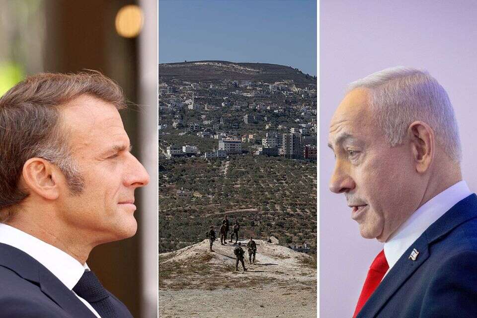 נתניהו מקרון ויו"ש , אי.פי.אי. חיים גולדברג/פלאש90, נעמה שטרן