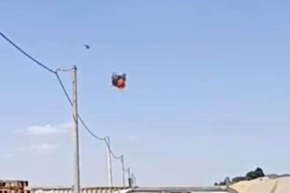 יירוט הכטב"ם סמוך לגבול מצרים , ללא