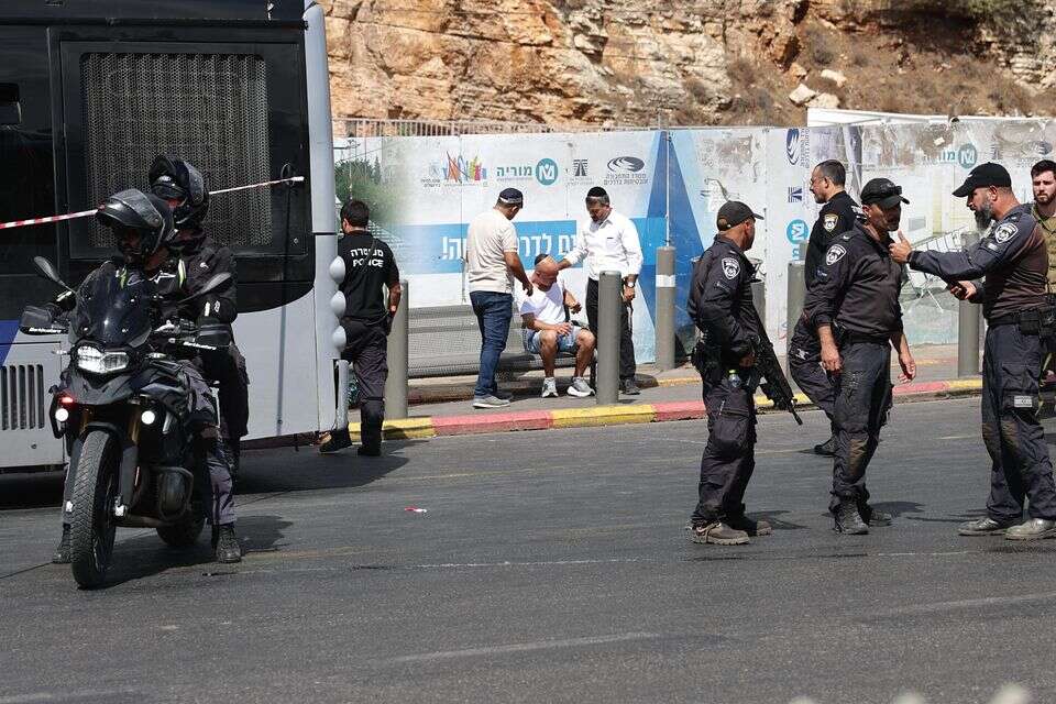 זירת הפיגוע בירושלים , אורן בן חקון