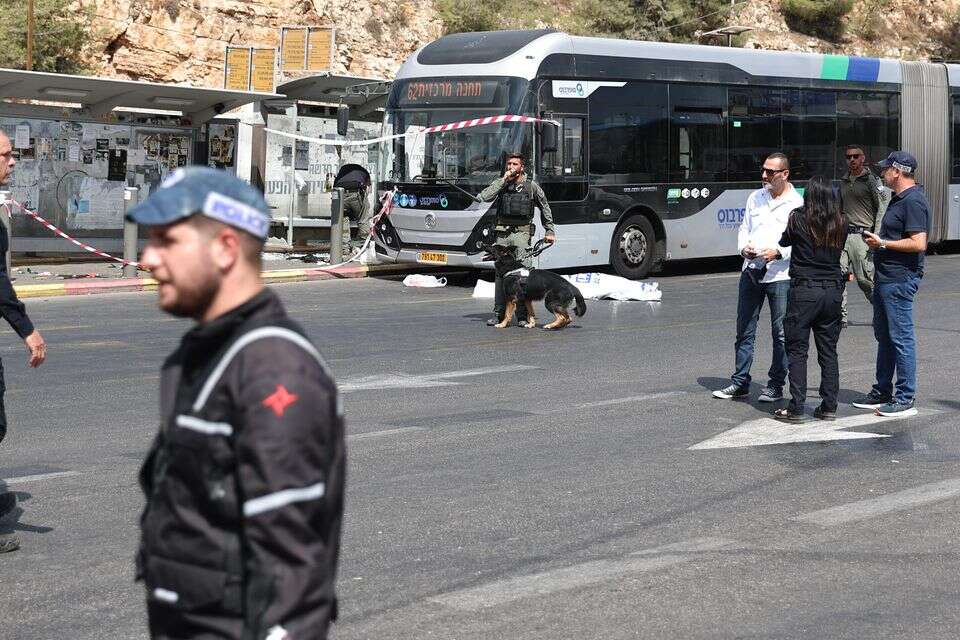 זירת הפיגוע בירושלים , אורן בן חקון