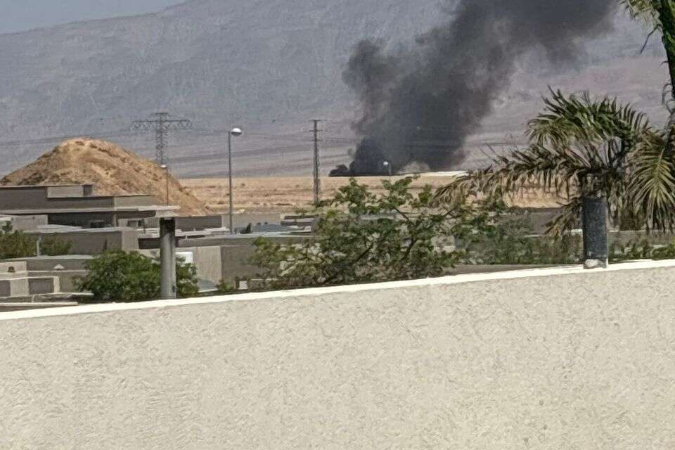 נפילת הכטבמ סמוך לנמל התעופה רמון , ללא