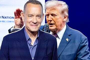 דונלד טראמפ חוגג את ביטול הפרס היוקרתי לטום הנקס