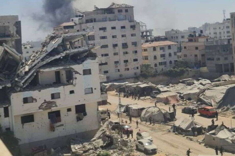 תיעודים מהתקיפות במחנה שאטי ומערב העיר עזה , רשתות ערביות