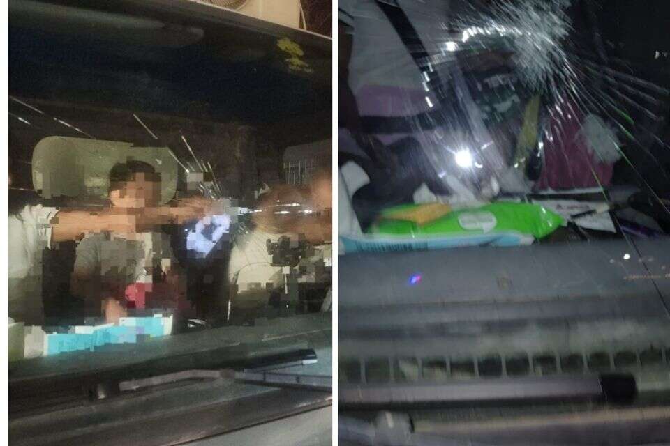 מפגין חשוד שניפץ שמשה במהלך מחאה , דוברות המשטרה