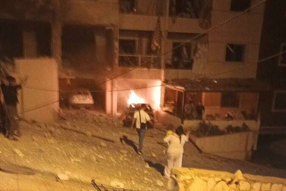 תקיפות צה"ל בנבטייה שבדרום לבנון , רשתות ערביות