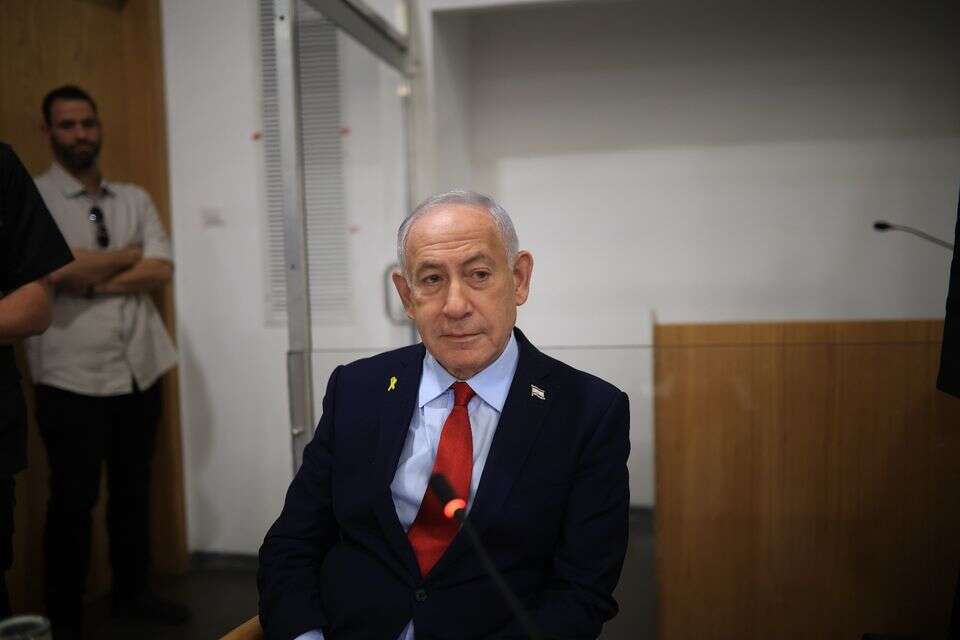 נתניהו בבית משפט. , .
