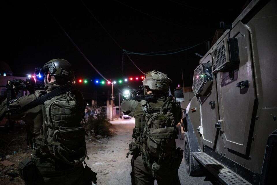 כוחות צה"ל ושב"כ בפעילות למעצר מבוקשים ביו"ש , דובר צה"ל