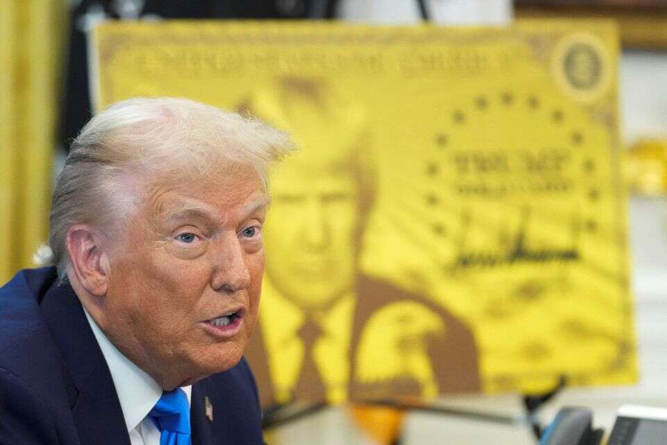 מכסים שיכולים להגיע ל-30% על יצוא בהיקף של 17 מיליארד דולר על ישראל אם החוק יעבור. טראמפ , רויטרס