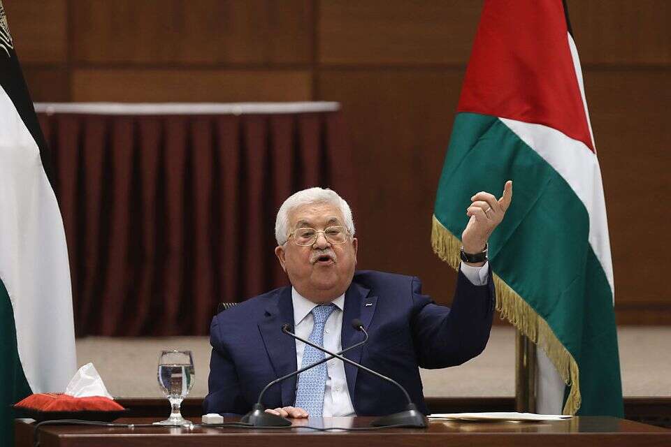 יו"ר הרש"פ, אבו מאזן , AFP