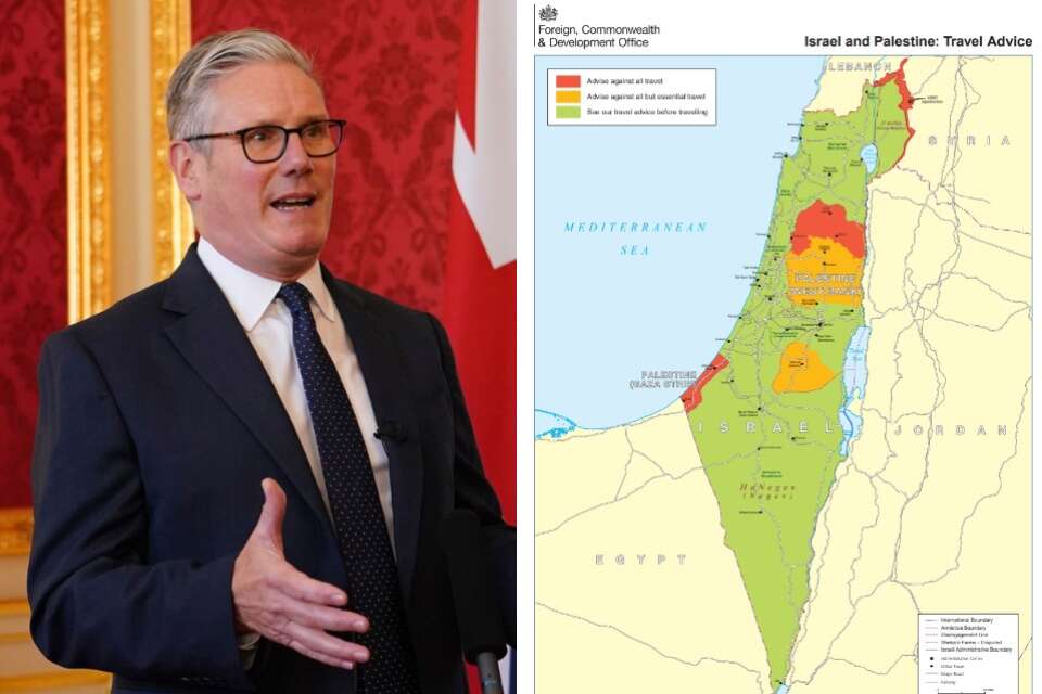 סטארמר, המפה החדשה של משרד החוץ הבריטי , AP, משרד החוץ הבריטי