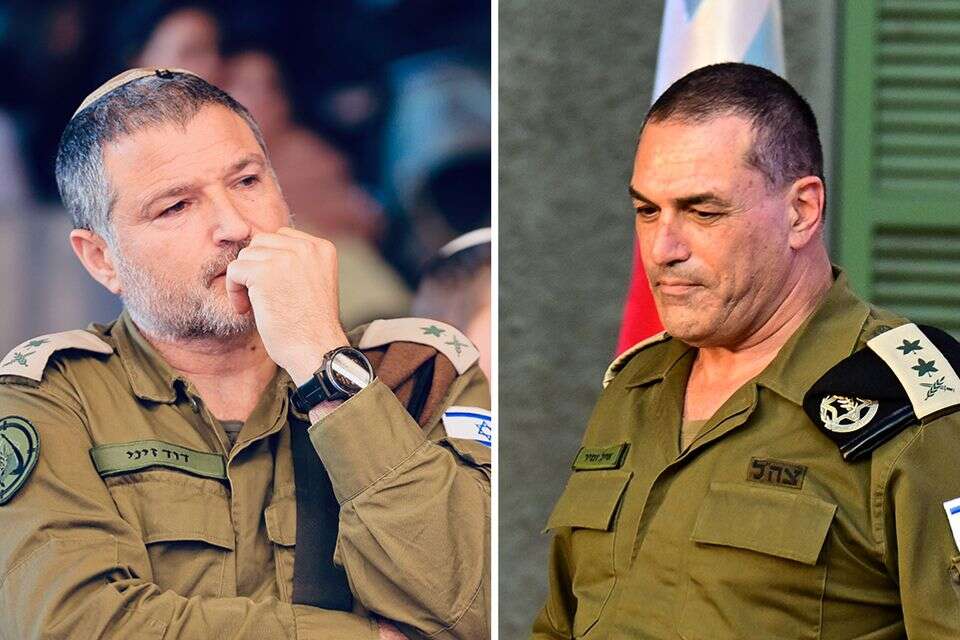 הרמטכ"ל זמיר והאלוף דוד זיני , יוסי זליגר, אורן כהן