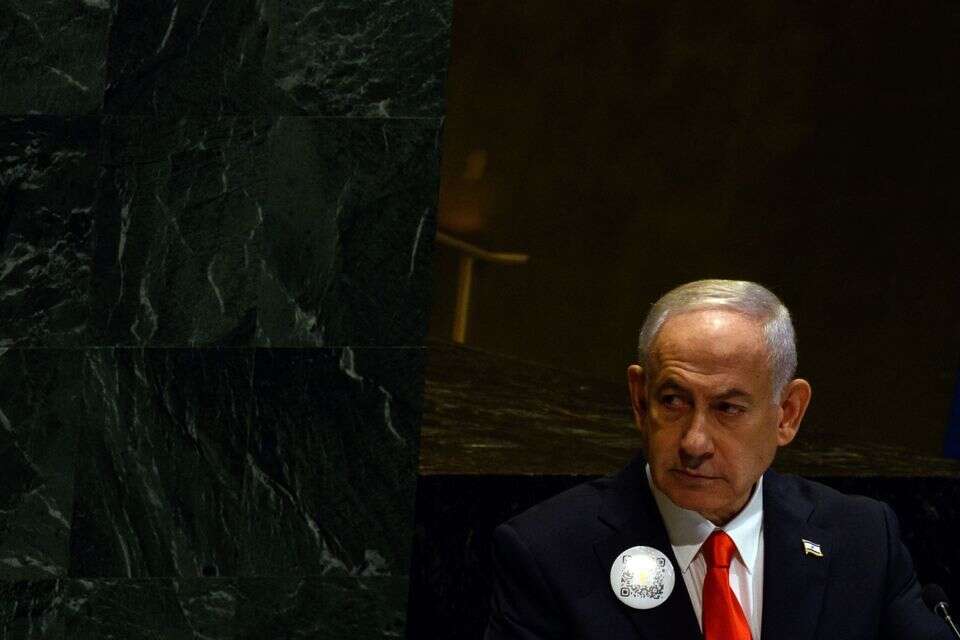 נתניהו באו"ם , AFP