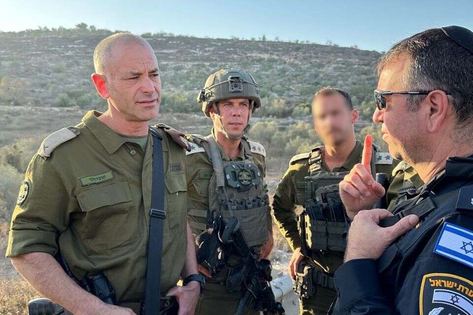 מח"ט שומרון אל"מ אריאל גונן , דובר צה"ל