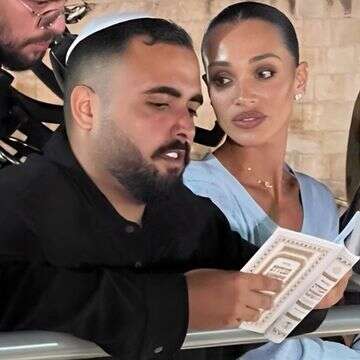 אושר כהן ועדן פינס בסליחות בכותל