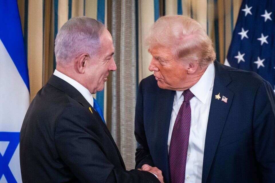 טראמפ ונתניהו בבית הלבן , אי.פי.איי