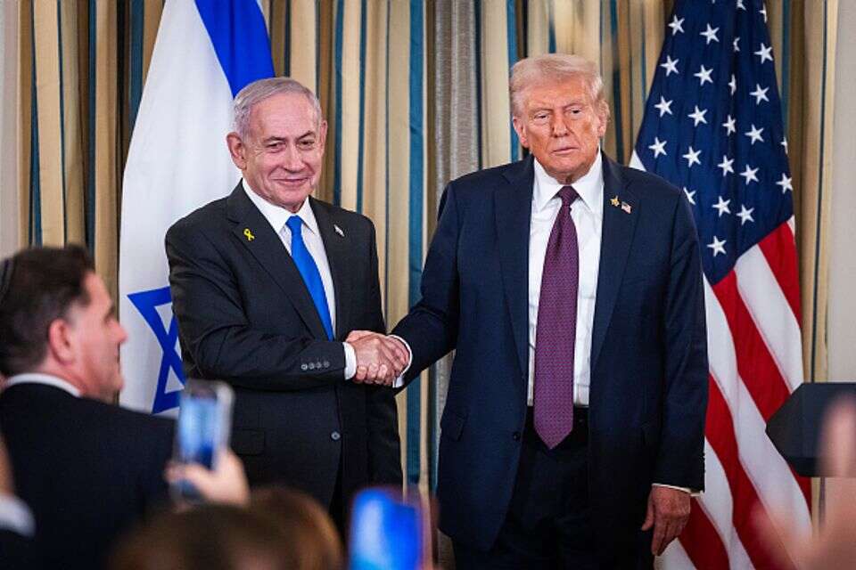 טראמפ ונתניהו בבית הלבן , אי.פי.איי