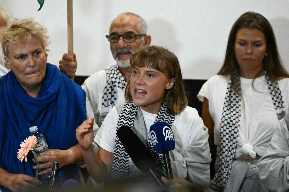 גרטה טונברג , AFP