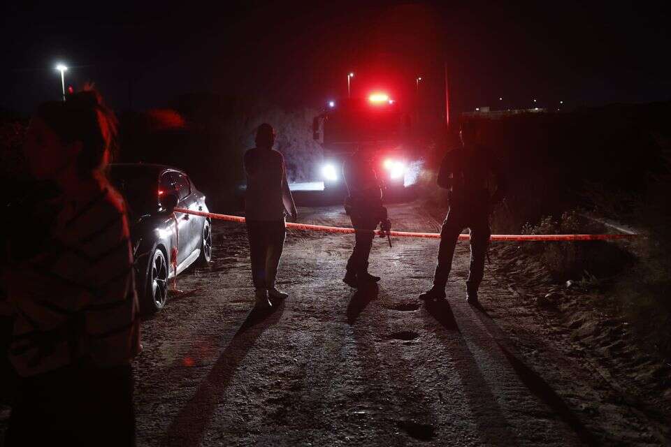זירת האירוע הטראגי בה נמצא שלו , ללא קרדיט