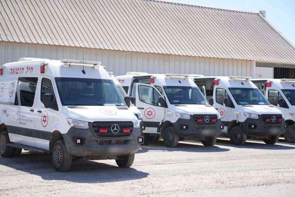 אמבולנסים לקליטת החטופים , דובר צה"ל