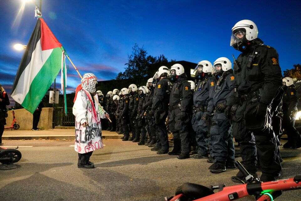 הפגנות בנורבגיה נגד ישראל , רויטרס