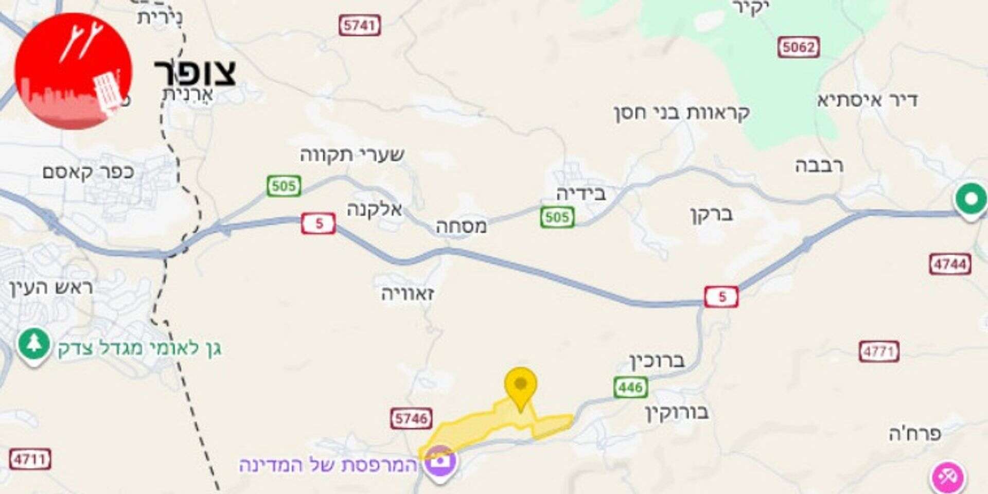 חשד לחדירת מחבלים לעלי זהב , צופר