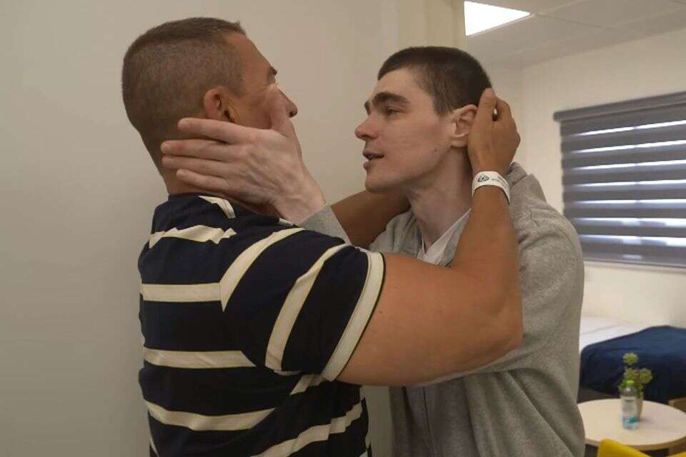 מקסים הרקין עם משפחתו , דובר צה"ל