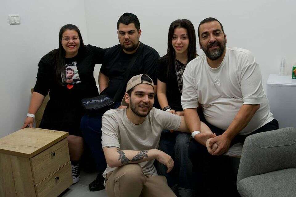 יוסף חיים אוחנה עם משפחתו , דובר צה"ל