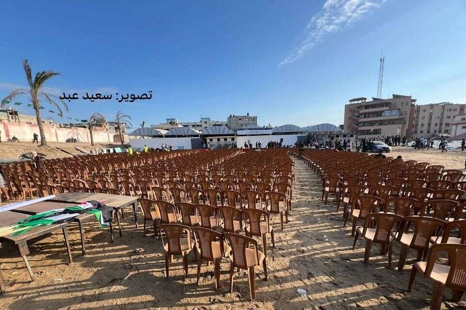 המתחם אליו אמורים להגיע המחבלים המשוחררים בעסקה , רשתות ערביות