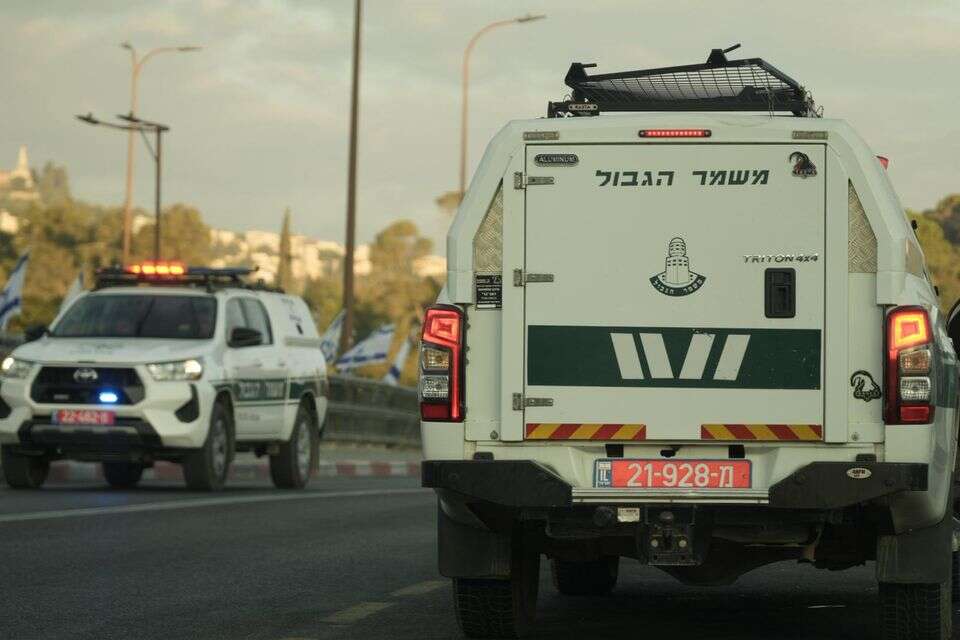 רכבי משמר הגבול. ערוכים להגעת טראמפ , דוברות המשטרה