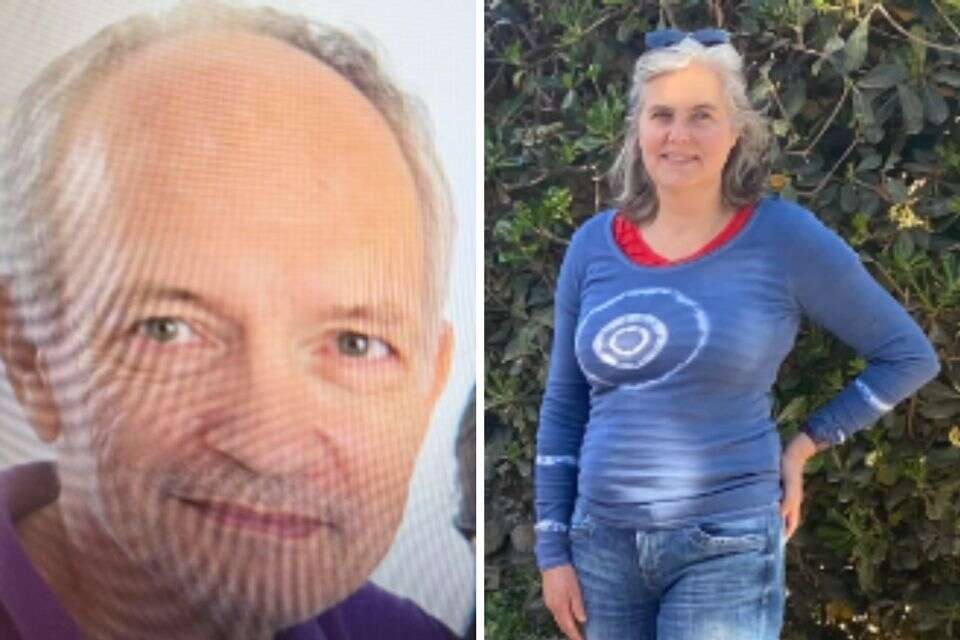 דוד גולדפלד (65) מרחובות ווליסקה פאו (55) מהולנד אותרו ללא רוח חיים בנחל צאלים , באדיבות המשפחה