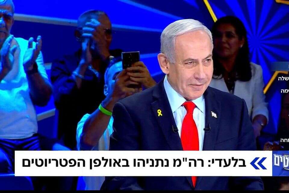רה"מ נתניהו התארח בפטריוטים , ערוץ 14