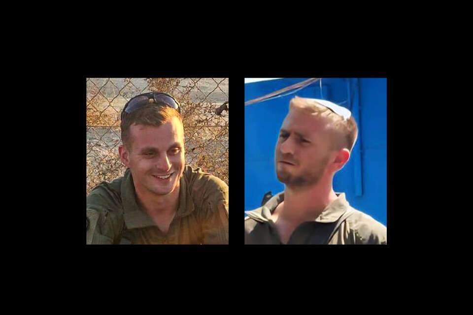 רס"ן יניב קולא וסמ"ר איתי יעבץ , דובר צה"ל