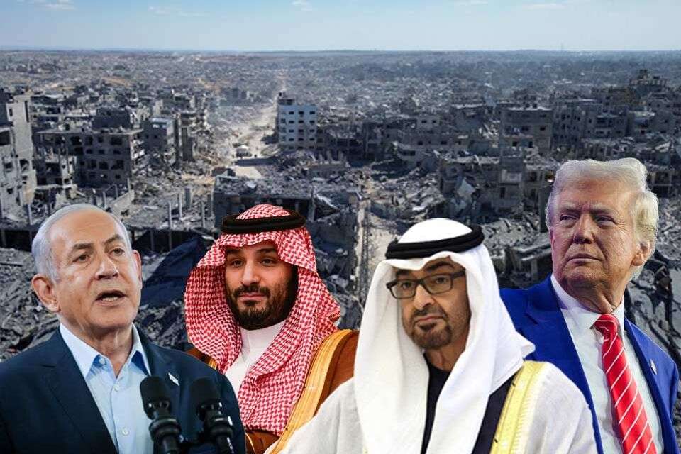 טראמפ, נתניהו, בן סלמאן ובן זיאד , רויטרס/אי.פי/אי.אף.פי/אי.פי.אי
