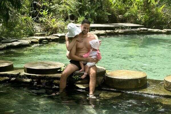 קטיה אברבוך ומשפחתה , מתוך עמוד האינסטגרם של קטיה אברבוך