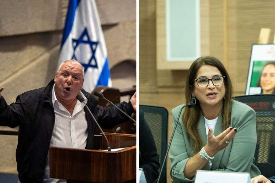 מירב בן ארי ואמסלם , חיים גולדברג/פלאש90 ואורן בן חקון