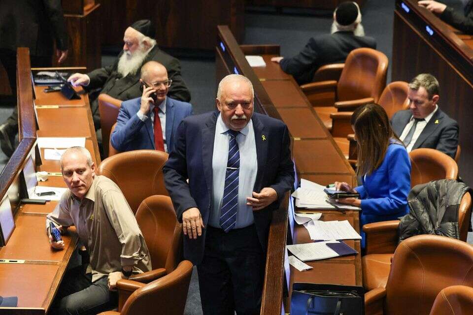 ח"כ אביגדור ליברמן. הצעתו להחלת ריבונות על מעלה אדומים עברה ברוב של 32 מול 9 , אורן בן חקון