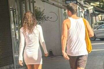 סאן מזרחי ובן הזוג בצעידה רומנטית