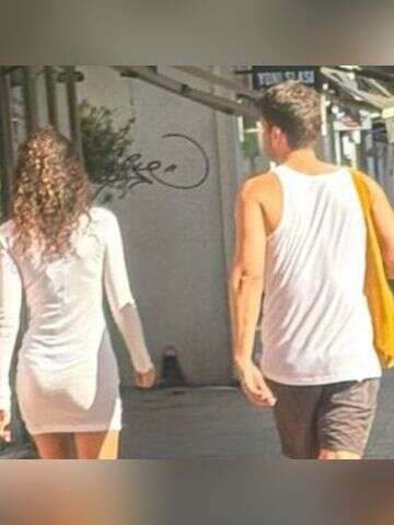 סאן מזרחי ובן הזוג בצעידה רומנטית