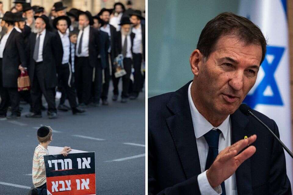 פורסמה טיוטת חוק הגיוס של ביסמוט , אורן בן חקון, חיים גולדברג/פלאש90
