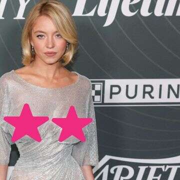 בשמלה שקופה: סידני סוויני מציגה לראווה